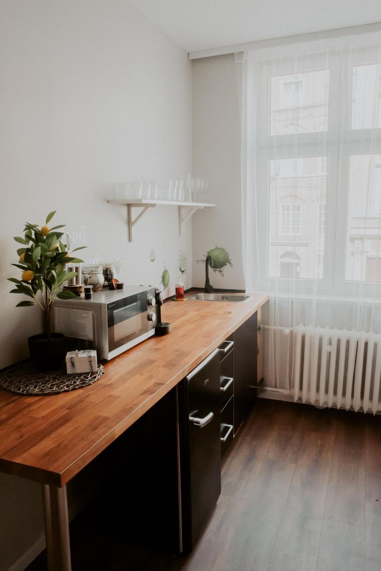 Lemon Tree Apartament Sw Ducha Gdansk Apartment ภายนอก รูปภาพ
